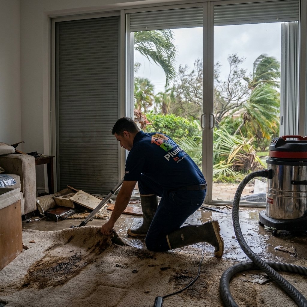 Hurricane flood damage restoration in Miami FL